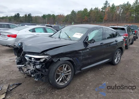 2020 BMW X4 xDrive30I z USA, uszkodzony, nr VIN 5UX2V1C03L9B88395